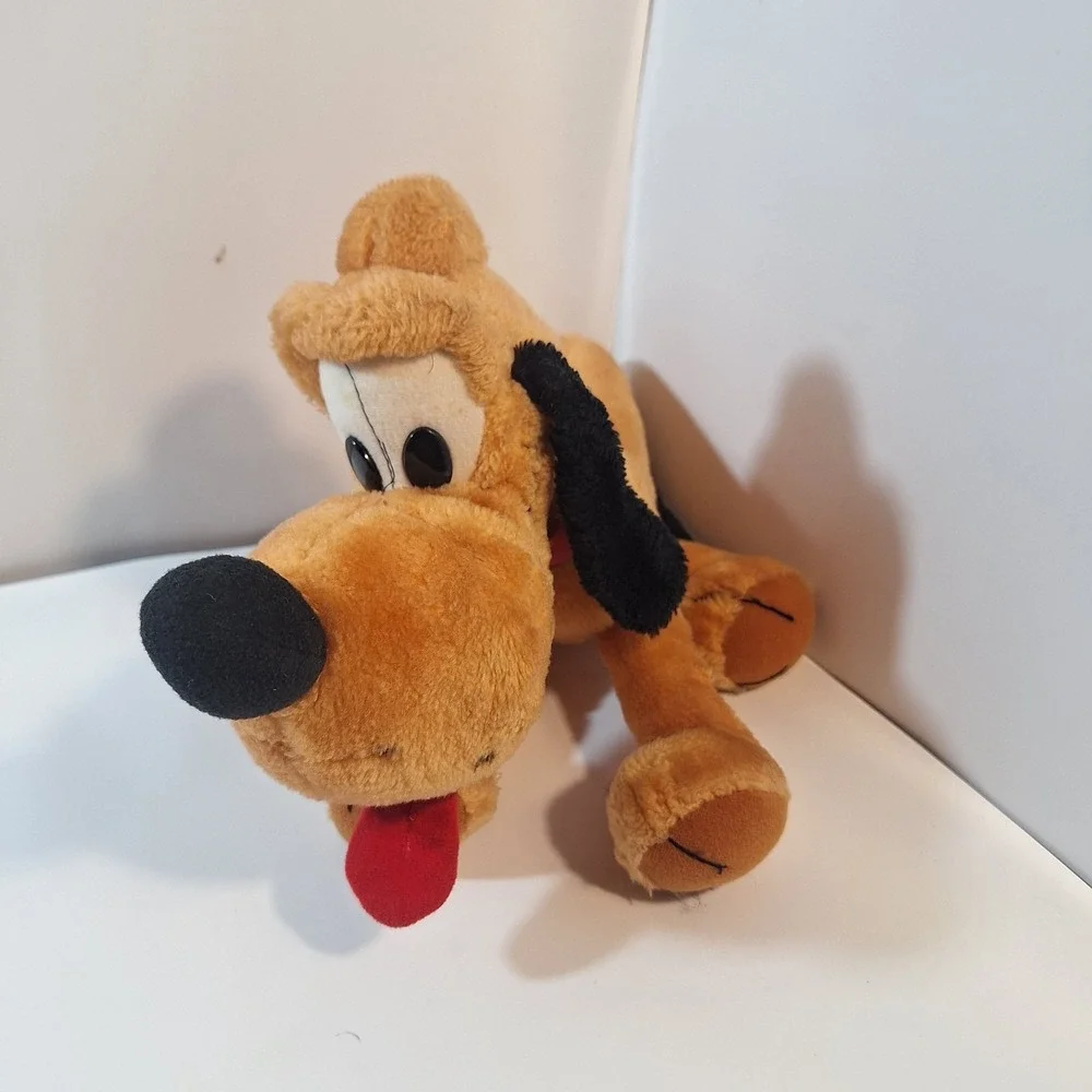 VINTAGE 1984 PLUTO DOG PLUSH DOLL‎ APPLAUSE Walt Disney Mickey Stuffed Animal